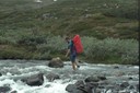Flussüberquerung Abisko NP